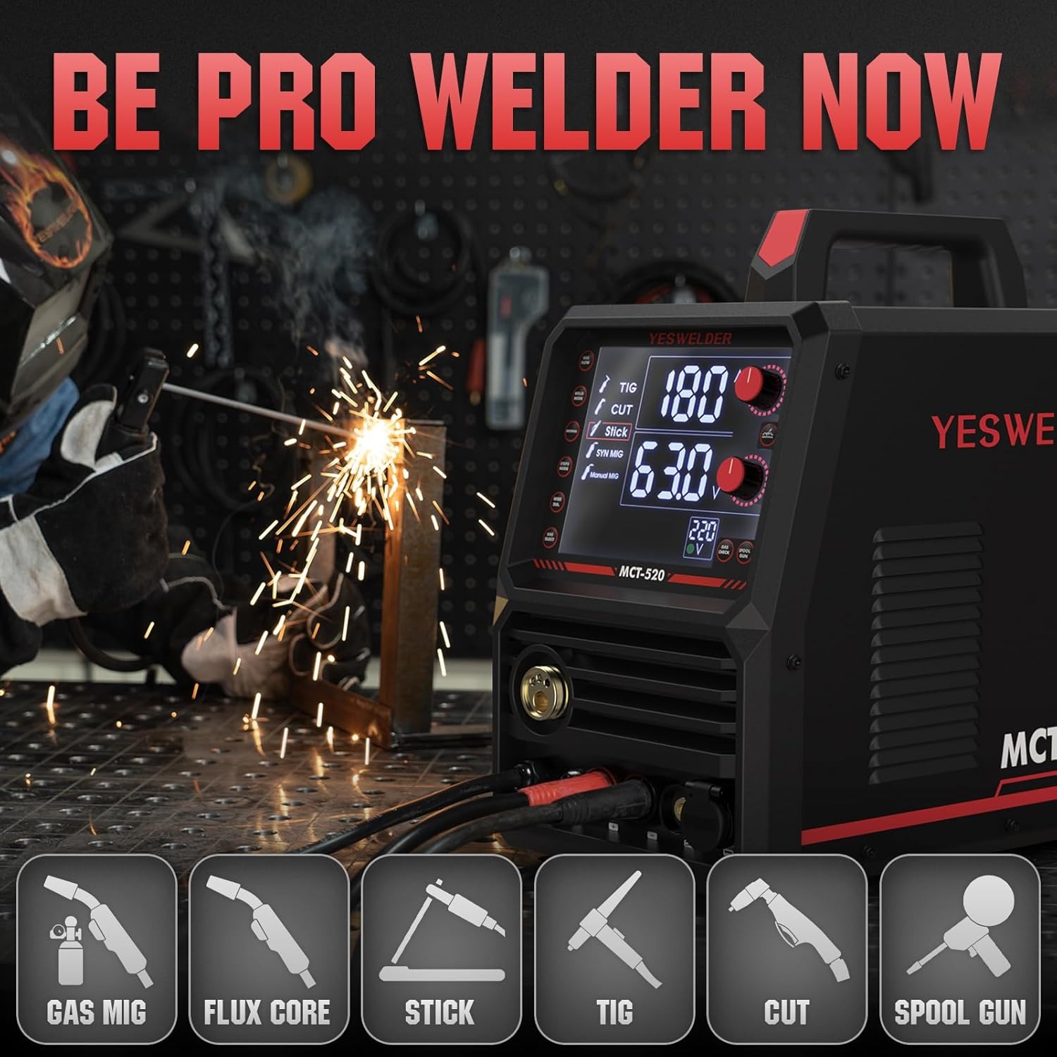 YESWELDER MCT-520 Review: A True 6-in-1 Powerhouse for DIY Welding and Cutting